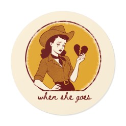 Josh Mirenda - When She Goes Sticker